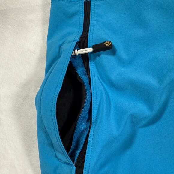 Lululemon Shorts Men Size M Blue Lined 9" Inseam Running Gym Pace Breaker EUC - Picture 6 of 10